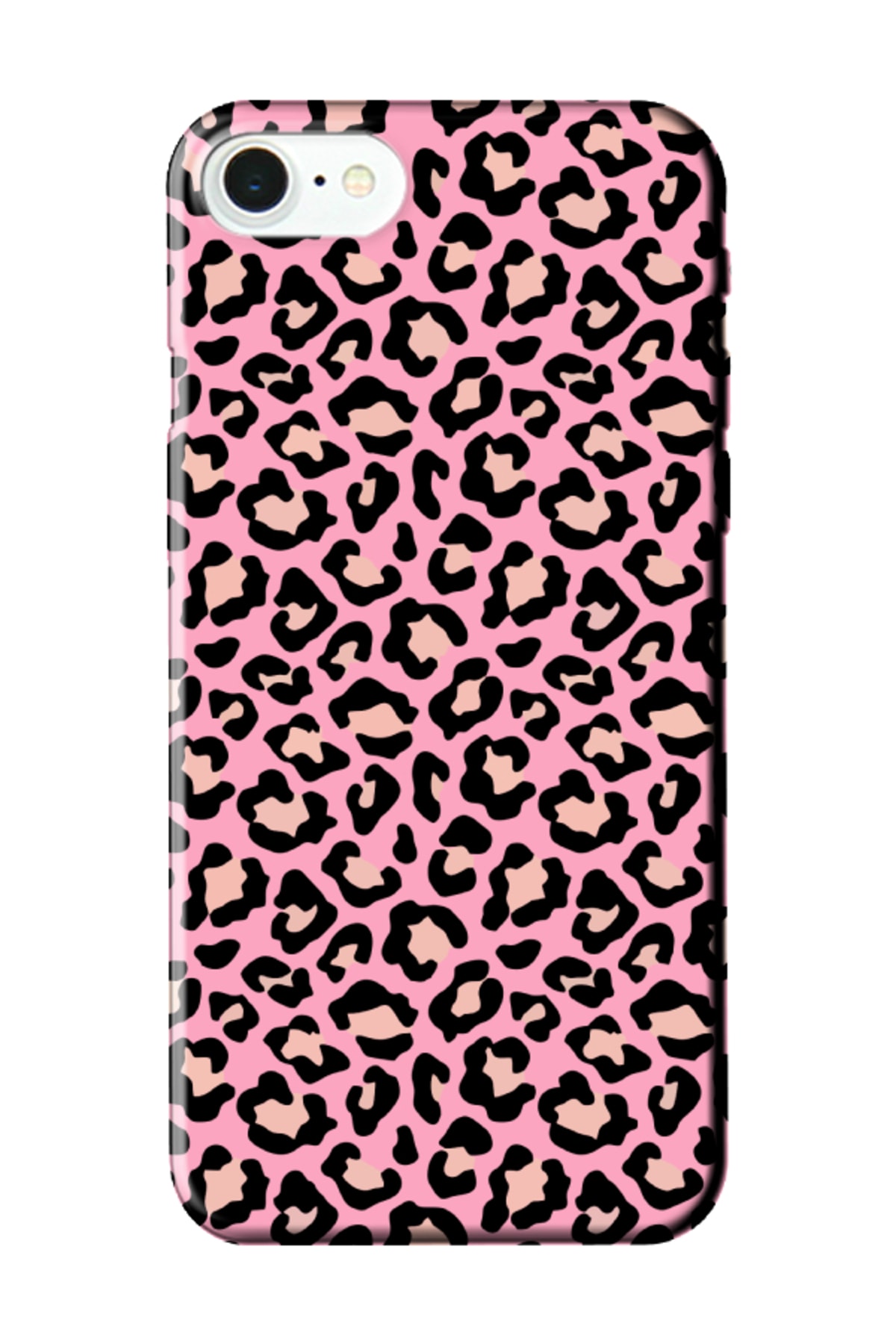 iPhone 8 Leopard Pattern Pink Phone Case