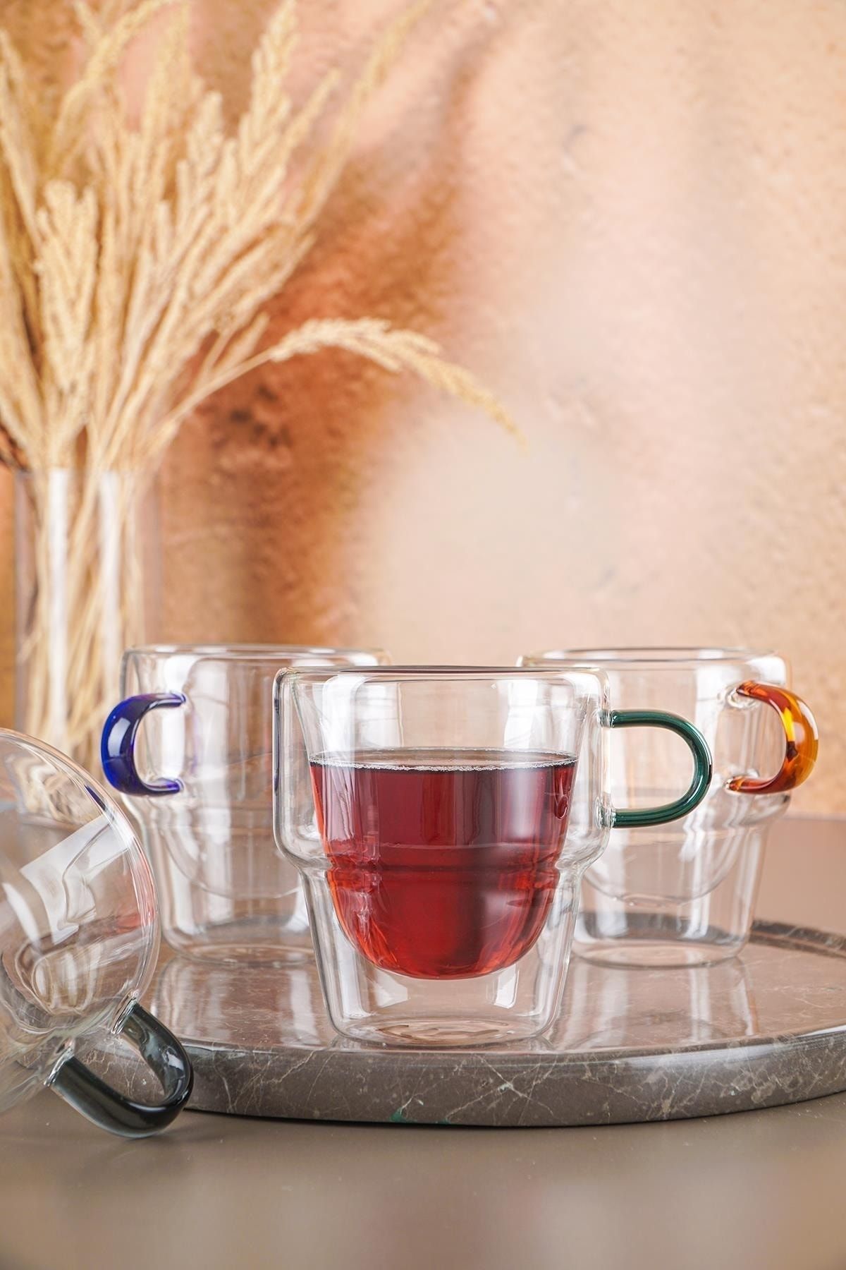 Glass tea cups online best sale