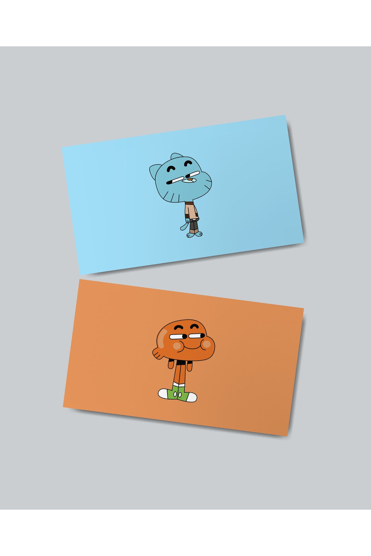 Namgo 2'li Gumball & Darwin Fotokart, Kartvizit Telefon, Cüzdan, Duvar Aksesuarı