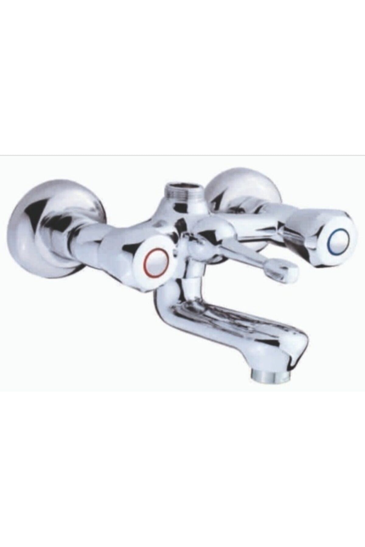 yıldız armatür 5 Yıl Garantili Yıldız Banyo Bataryası Duvardan Çevirmeli (pirinç Boru) Tse