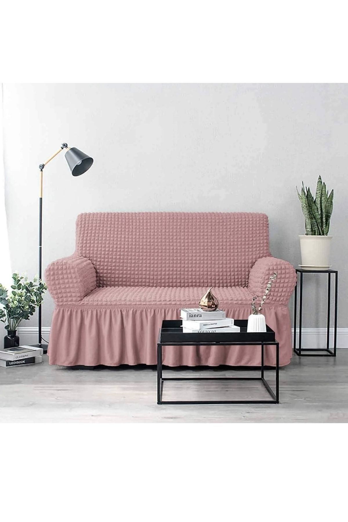 BALADI HOME-Bürümcük Lycra Flexibil Lavabil (1 bucată) Husă pentru scaun pentru două persoane Husă pentru canapea 2