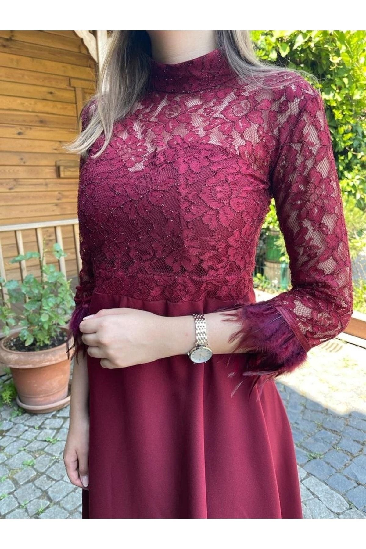 Miasista Saten Payetli Abiye