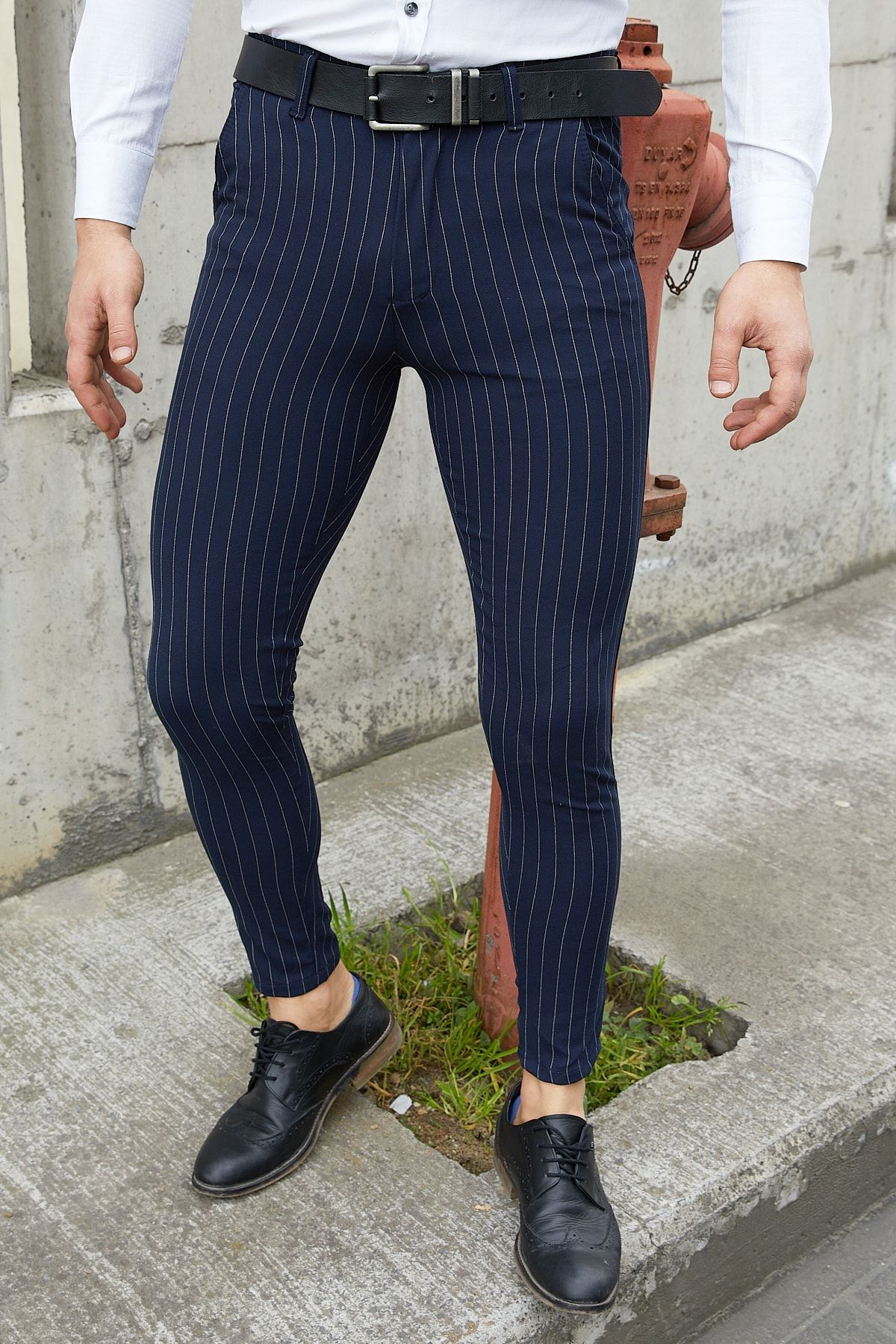 Buy callm 2021 Fashion Clothing, Men's Striped Business Straight Slim Fit  Pants for Daily Work & Life Wear #callm 247831 Online at Low Prices in  India - Amazon.in
