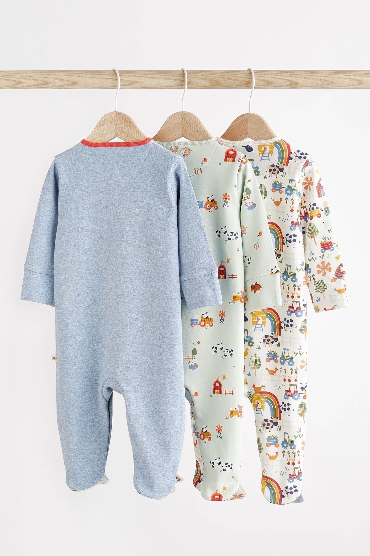 Next Baby Sleepsuit Blue Trendyol