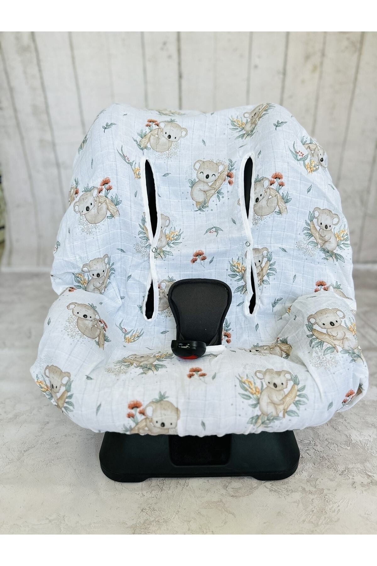 JUNİPERUS Bebek Müslin Oto Koltuk Puset Kılıfı Lastikli fotoğrafı 2 (önizleme)