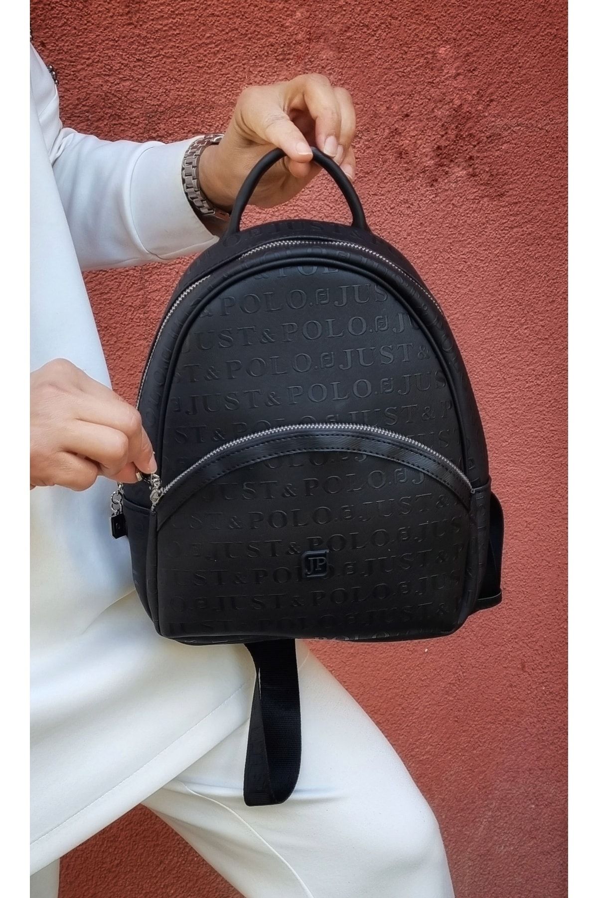 Backpack with deals matching wallet