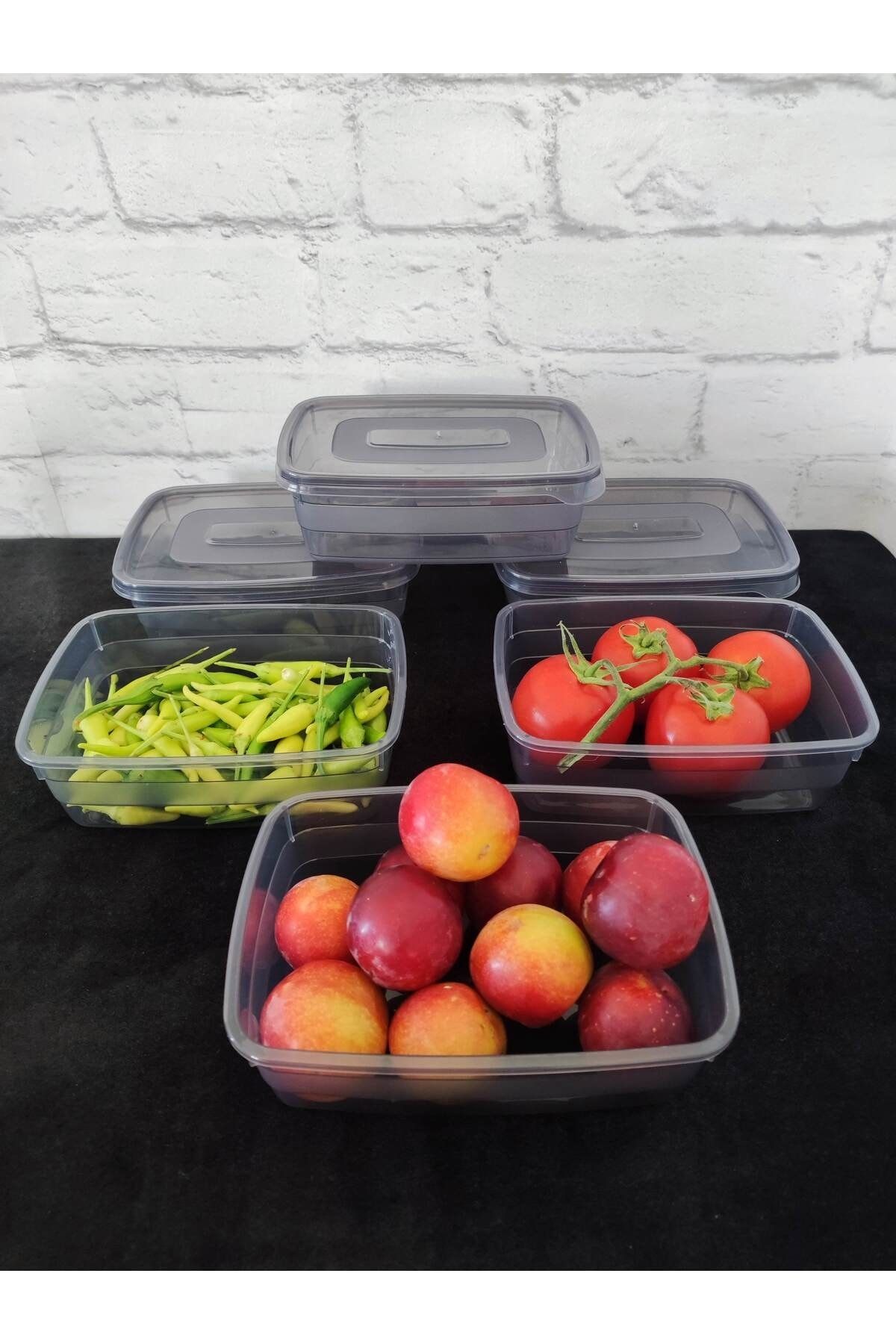 MAVİKÖY-12-Piece Storage Container Breakfast Spice Dispenser Nuts Food Container PP5 650ML 2