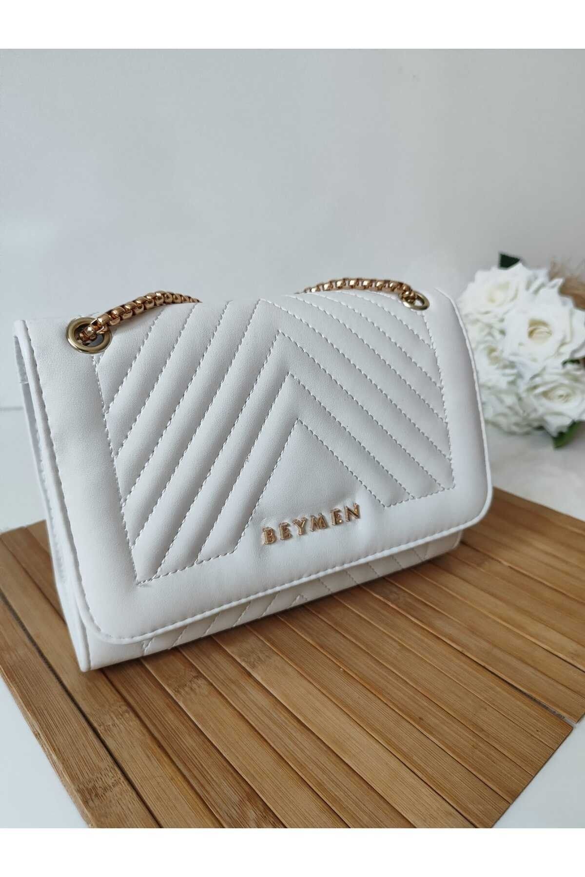 White valentino bag clearance with gold chain