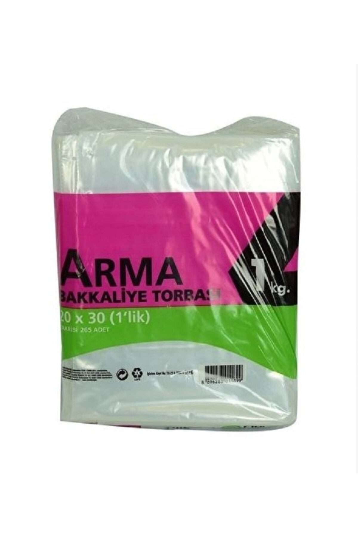 Arma 1'lik Naylon Torba/bakkaliye Torbası 20*30 Cm 1 Kg — Koksal Pack — Kutu ve Ambalaj Malzemesi