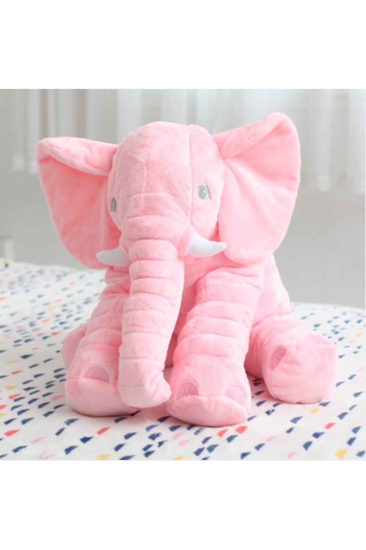 BabyModa Uyku Arkadaşım Pembe Renk Peluş Oyuncak Uyku Fili 95 Cm fotoğrafı 6 (önizleme)