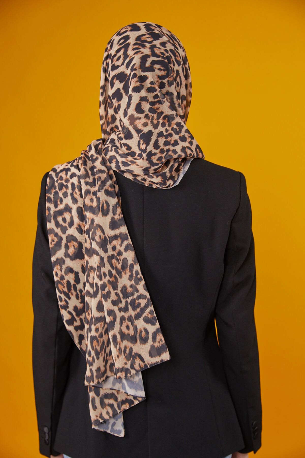 Differenza-TIGER PATTERNED SHAL - GOLD 3