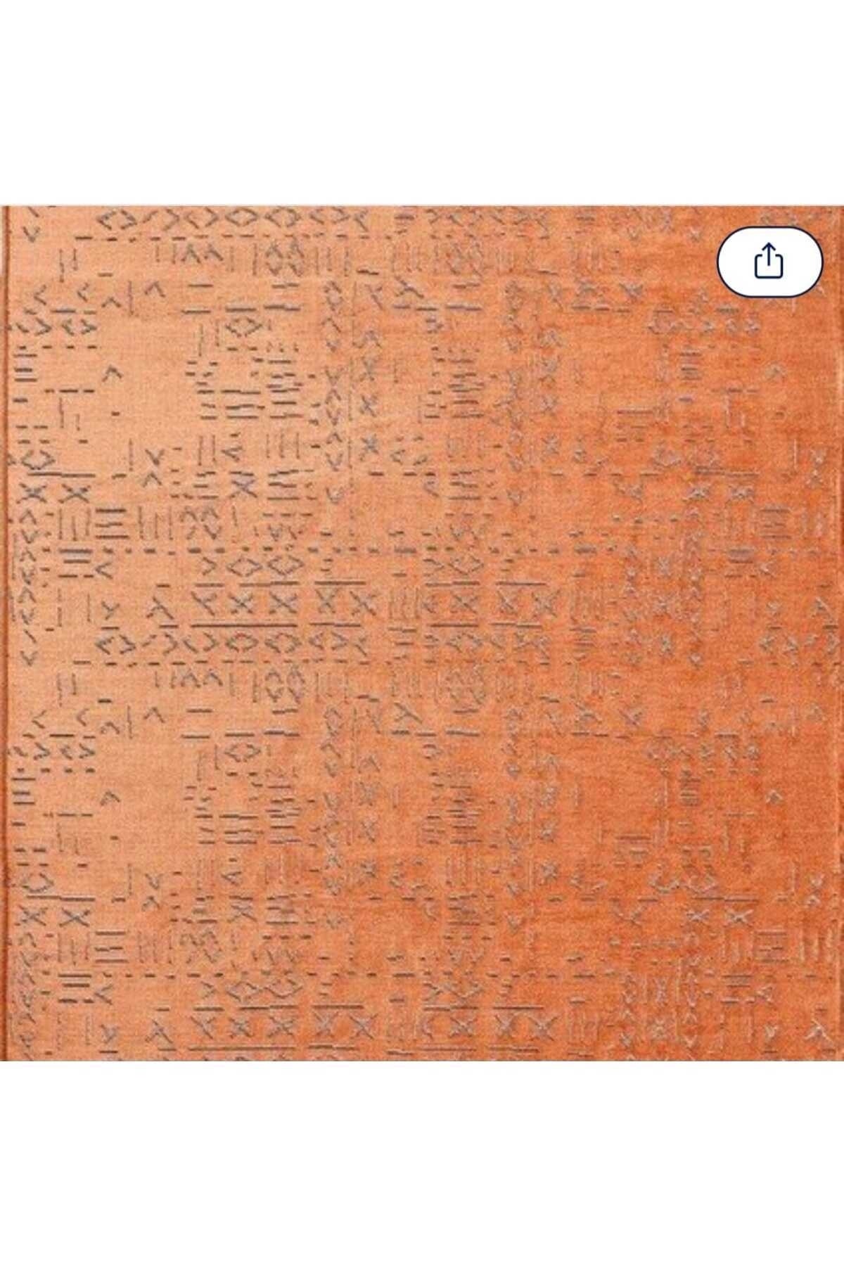 Deco Fashion Trend 15919 Copper Antitose Washable Cotton Modern Rugs