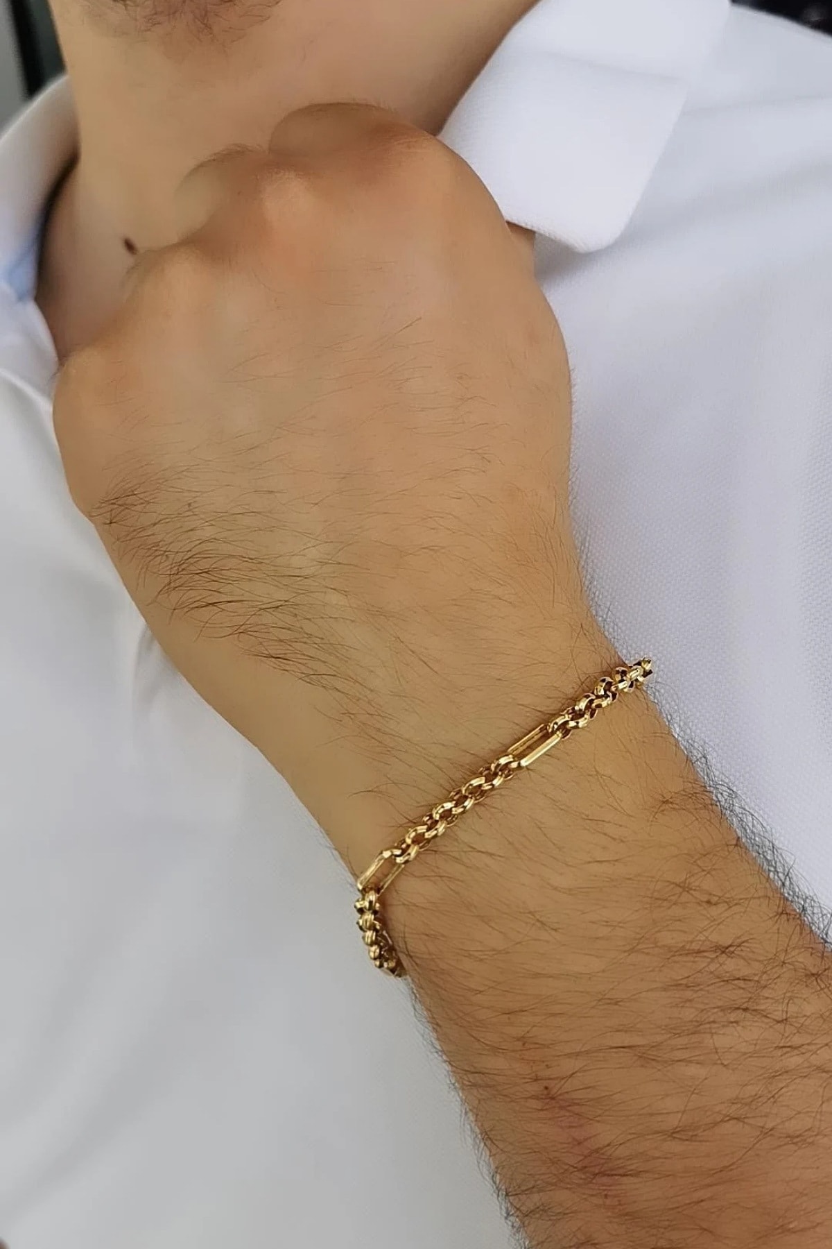 14 AYAR DOC ZİNCİRLİ ERKEK BİLEKLİK 2