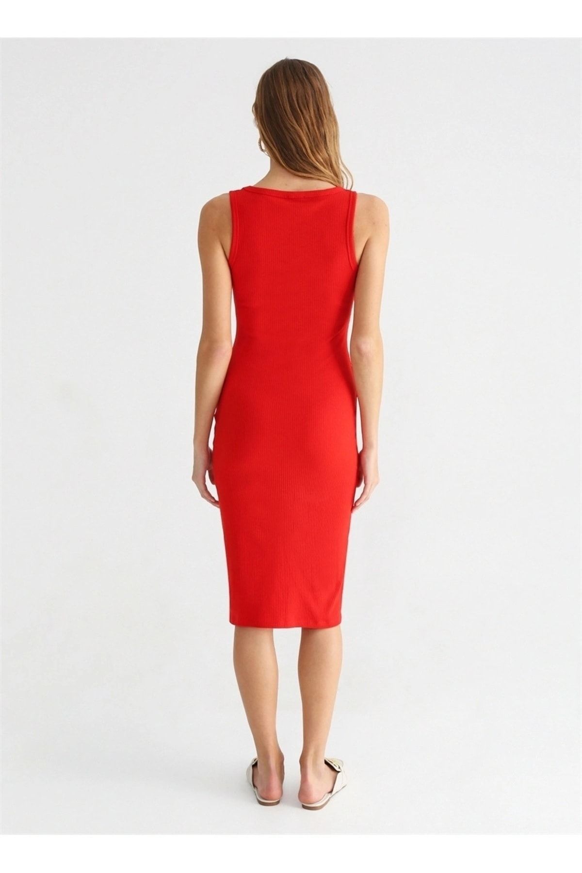 Pencil best sale red dress
