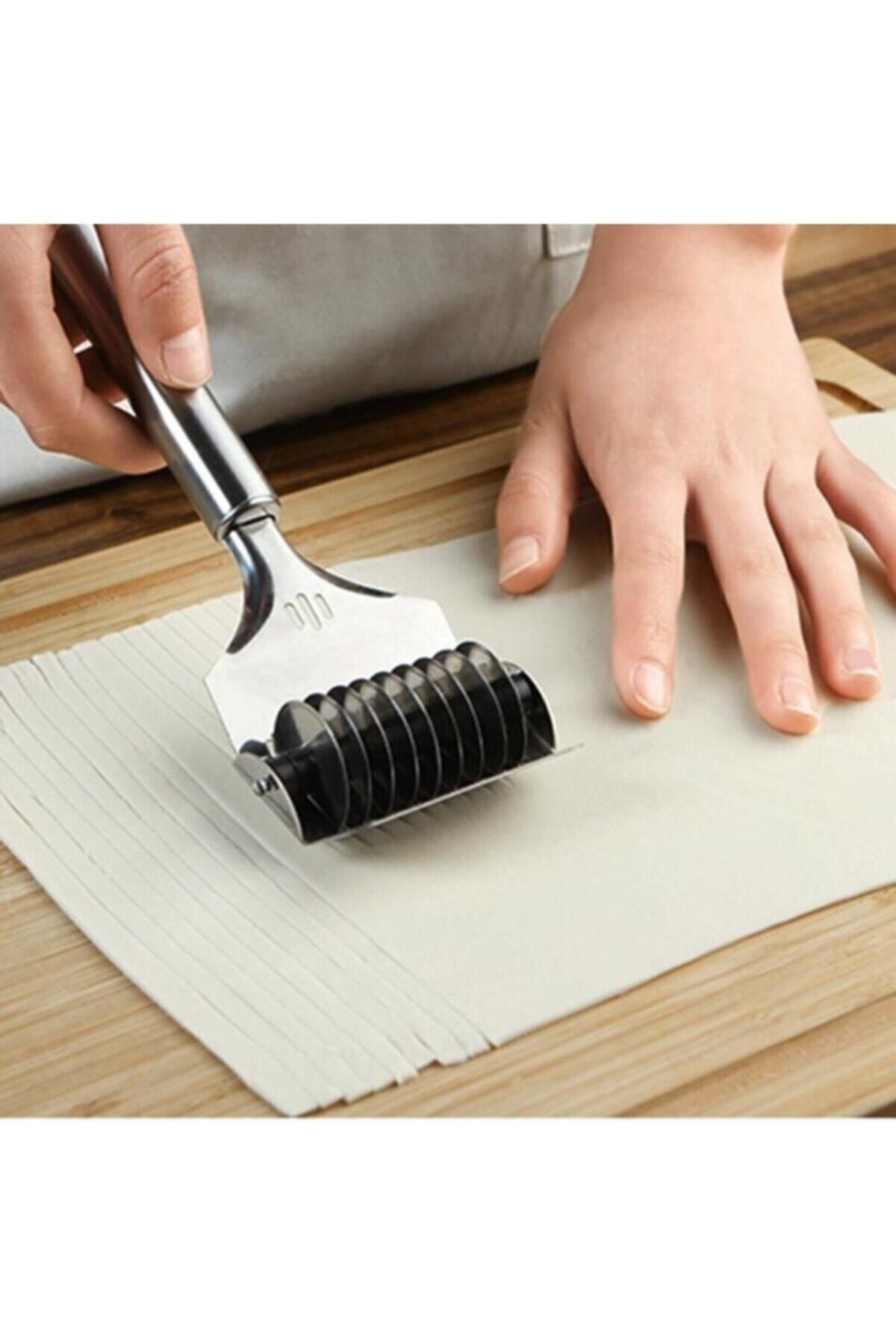 Netsepeti Stainless Steel Noodle Maker Pasta Cutter Slicer Lattice