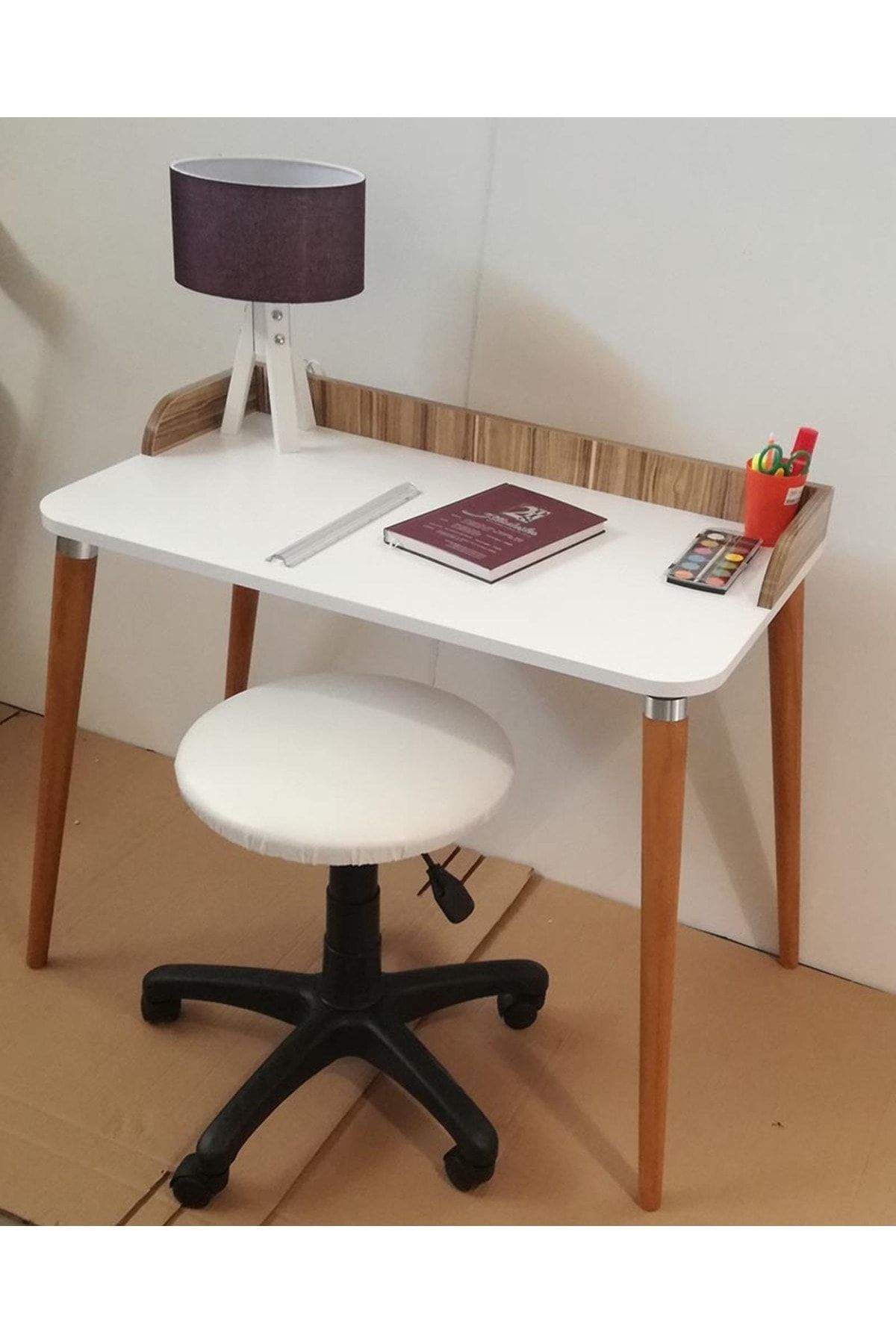 Depolife-Solid Hornbeam Conical Wood Leg with M8 Screw and Mounting Hardware Angle Table Table Leg 3