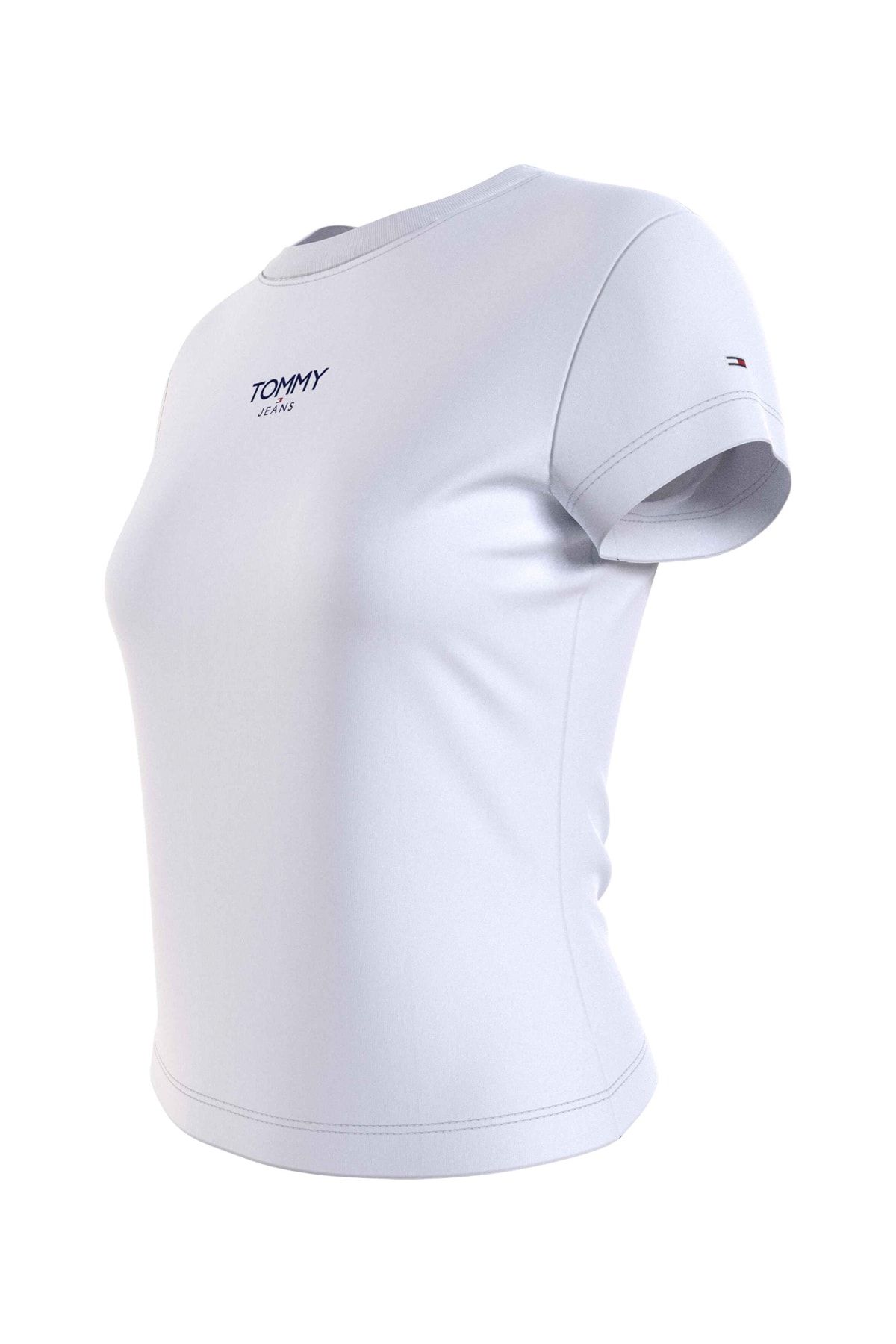 Trendyol Weiß Damen/Mädchen T-Shirt - Tommy Hilfiger
