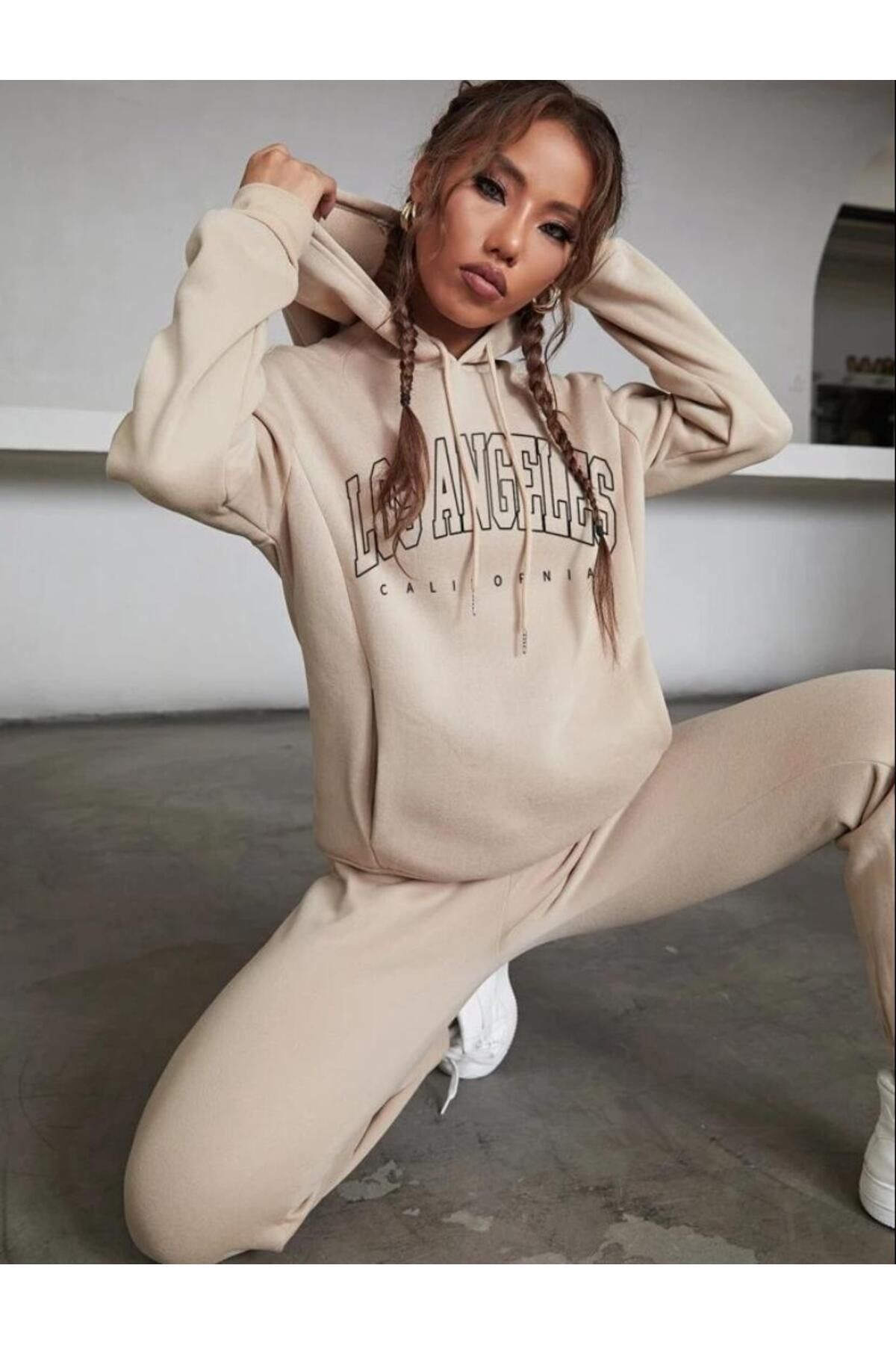 Womens fluffy tracksuit top