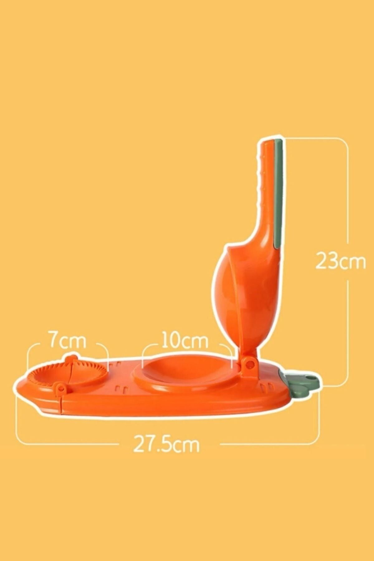 Buffer-® Stylish Practical Pastry Ravioli Pulp Pressing Pastry Making Mold with Carrot Design 5