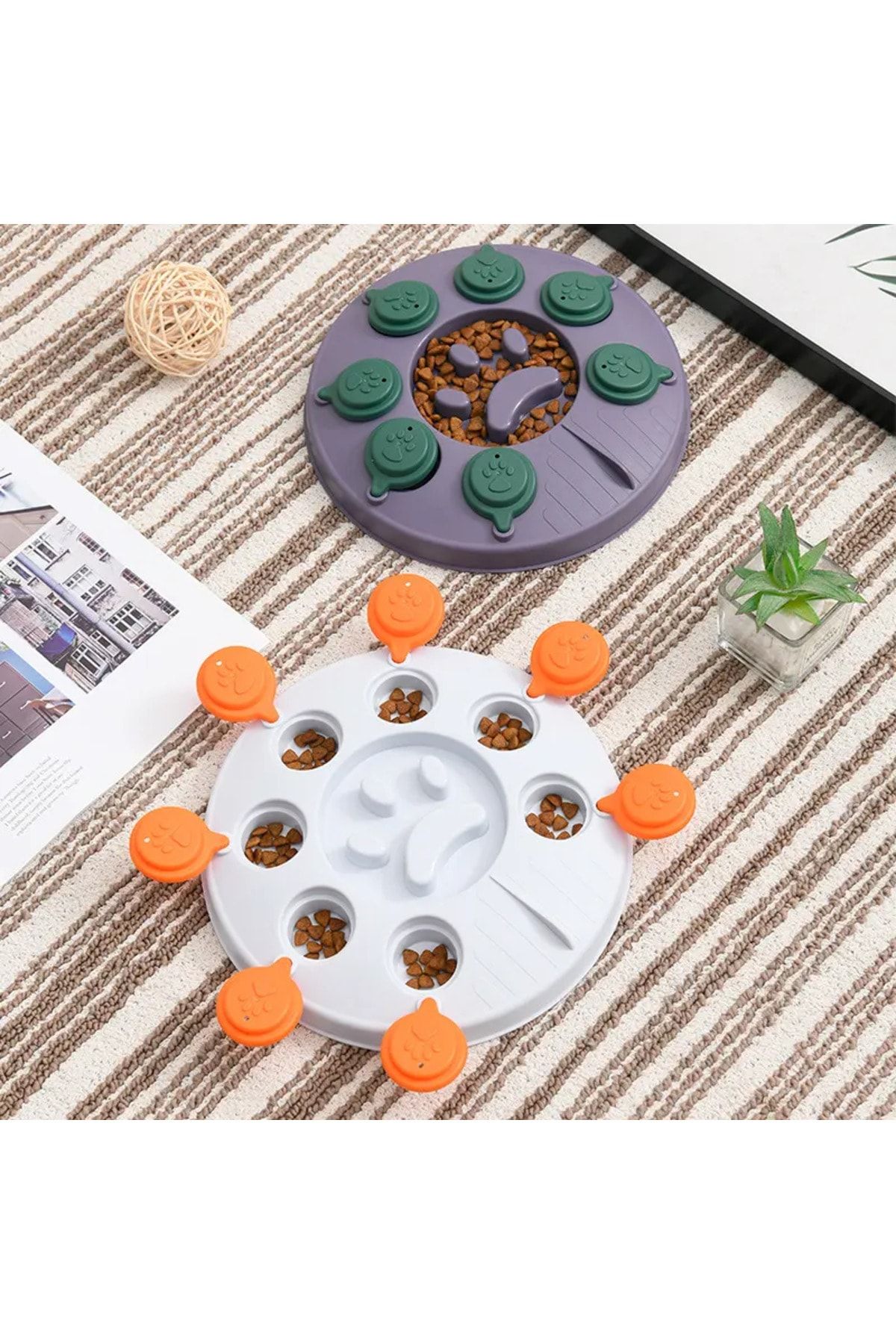 Glipet-Cat Dog Puzzle and Slow Food Bowl 7