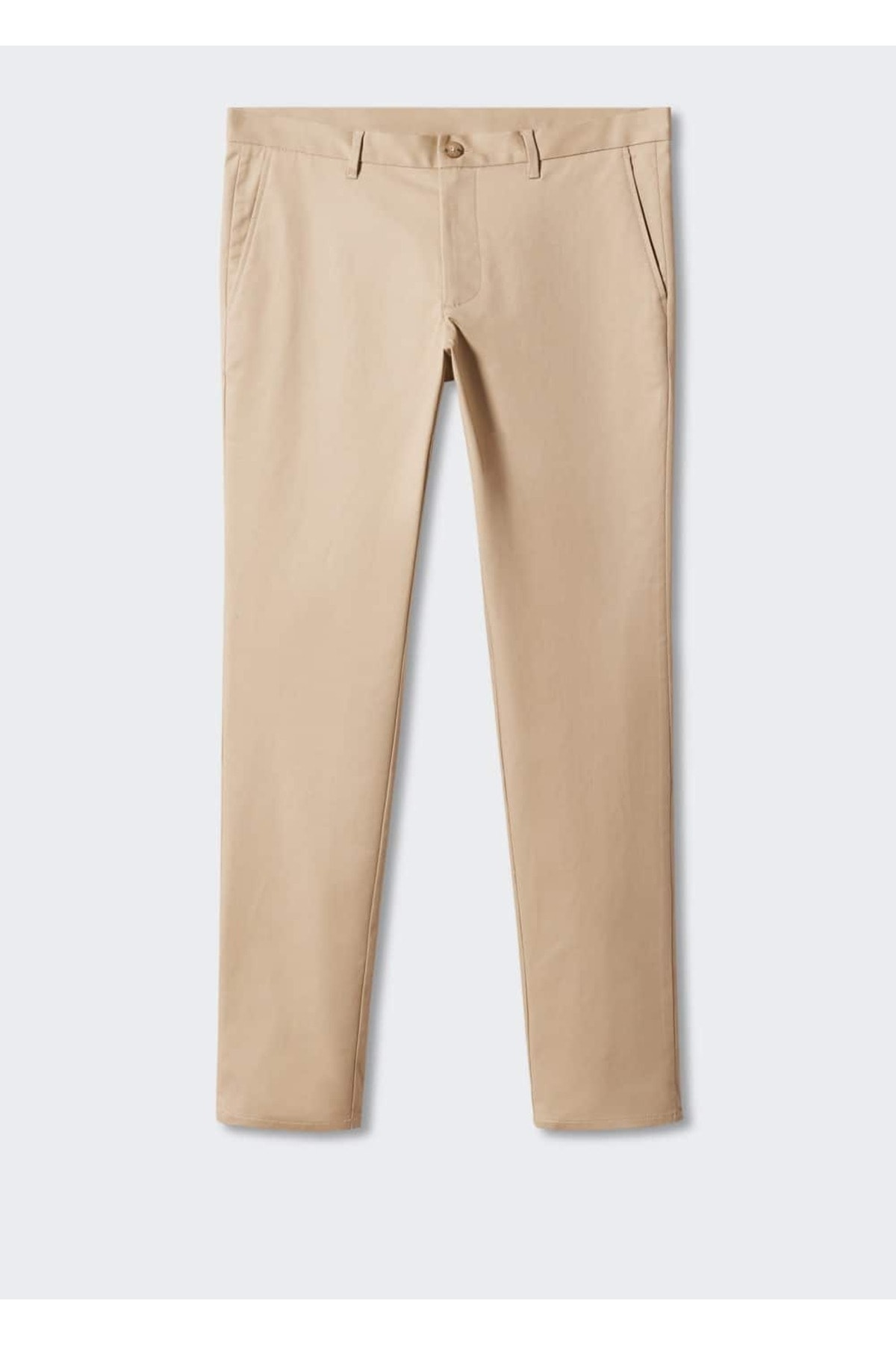 شلوار مردانه بژ منگوMANGO Man | 47030660 اورجینال - تصویر 3