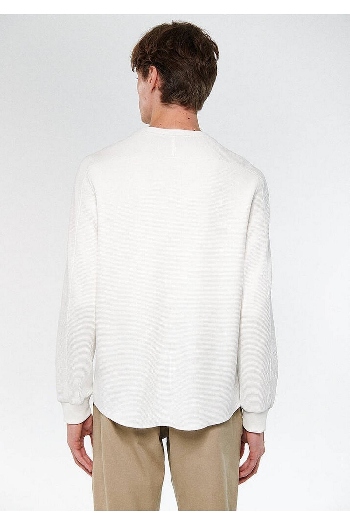 تیشرت مردانه سفید ماوی | 23Y134000705 اورجینال - تصویر 4