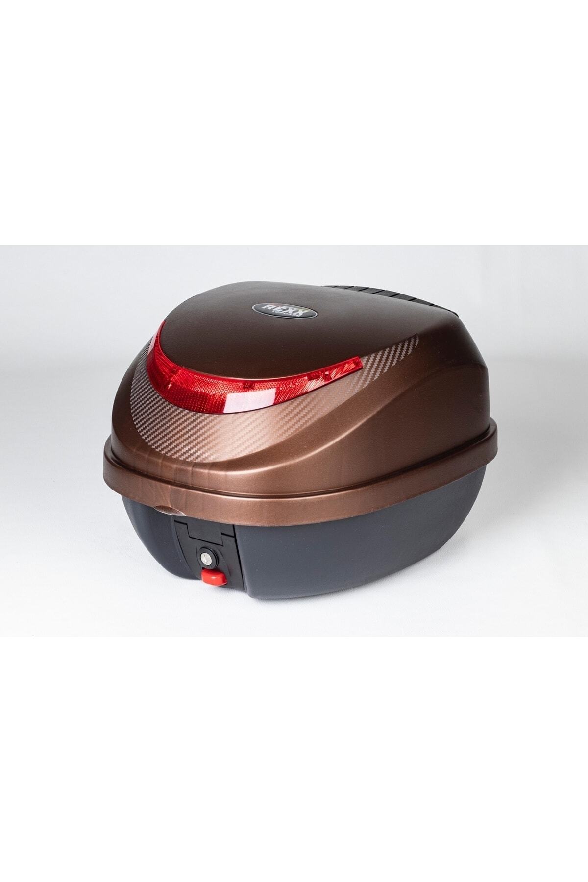 Genel Markalar REXX MOTOSİKLET ARKA ÇANTA 32LT KAHVERENGİ TOPCASE
