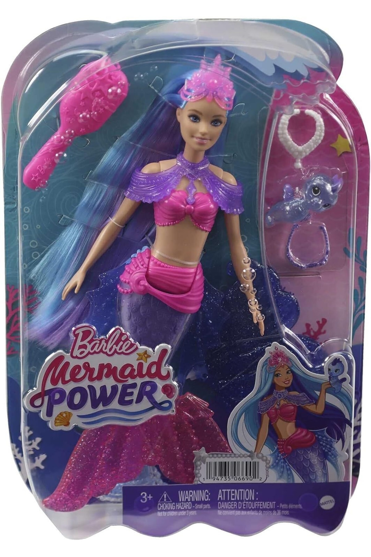 Barbie Hhg52 Malibu Deniz Kızı Bebeği fotoğrafı 6 (önizleme)