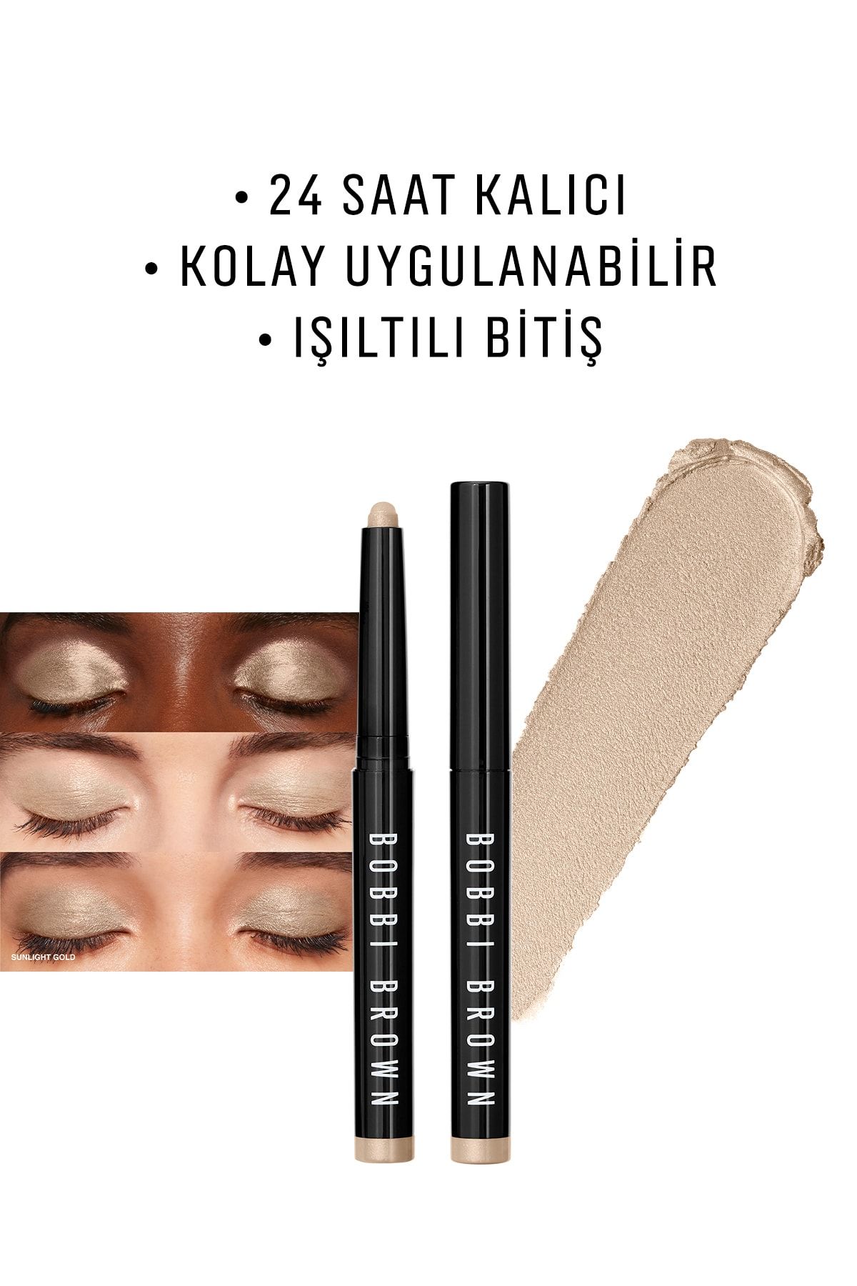 Стойкие кремовые тени-карандаш Bobbi Brown — Sunlight Gold 716170309484 108070