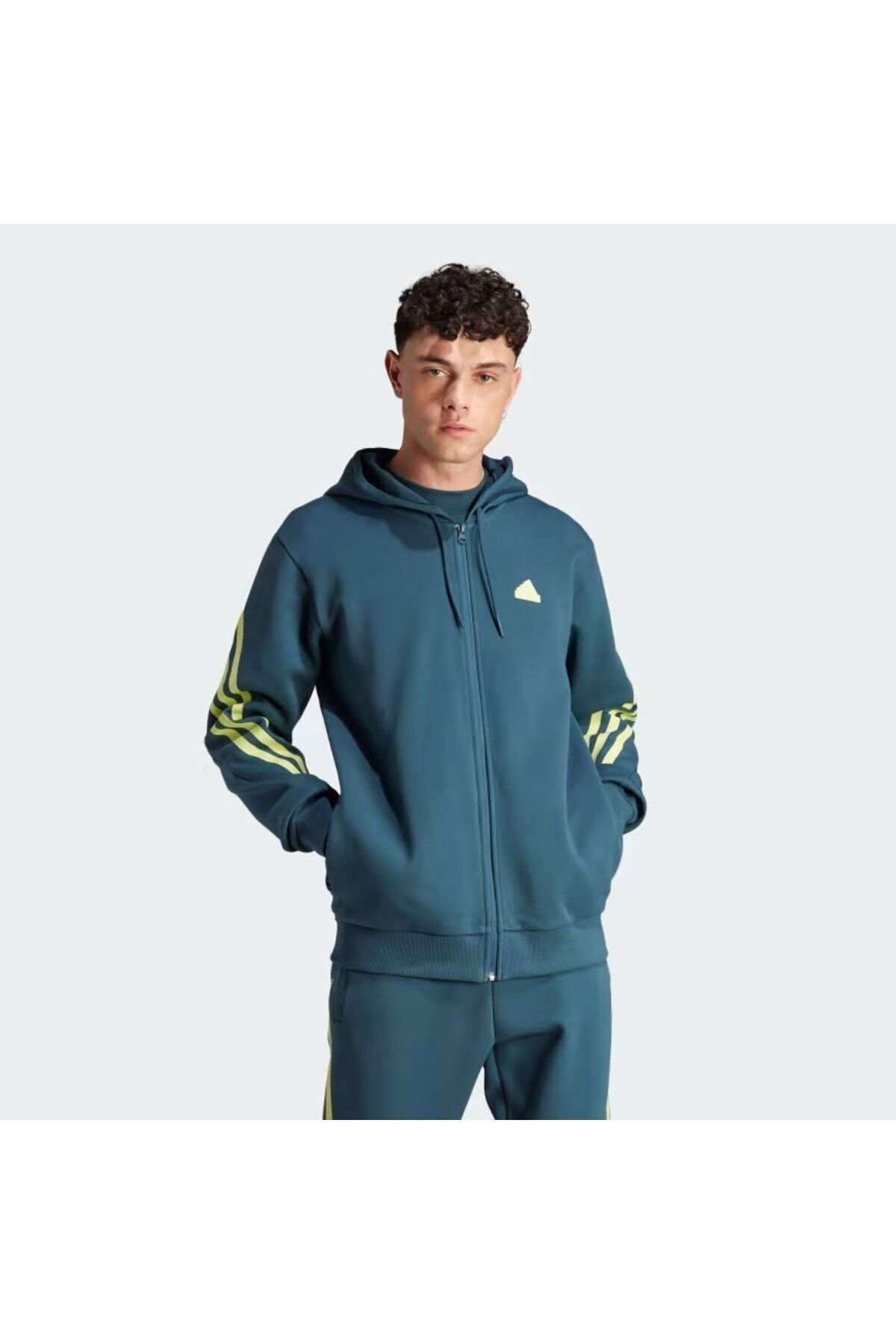 Adidas tracksuit blue mens top