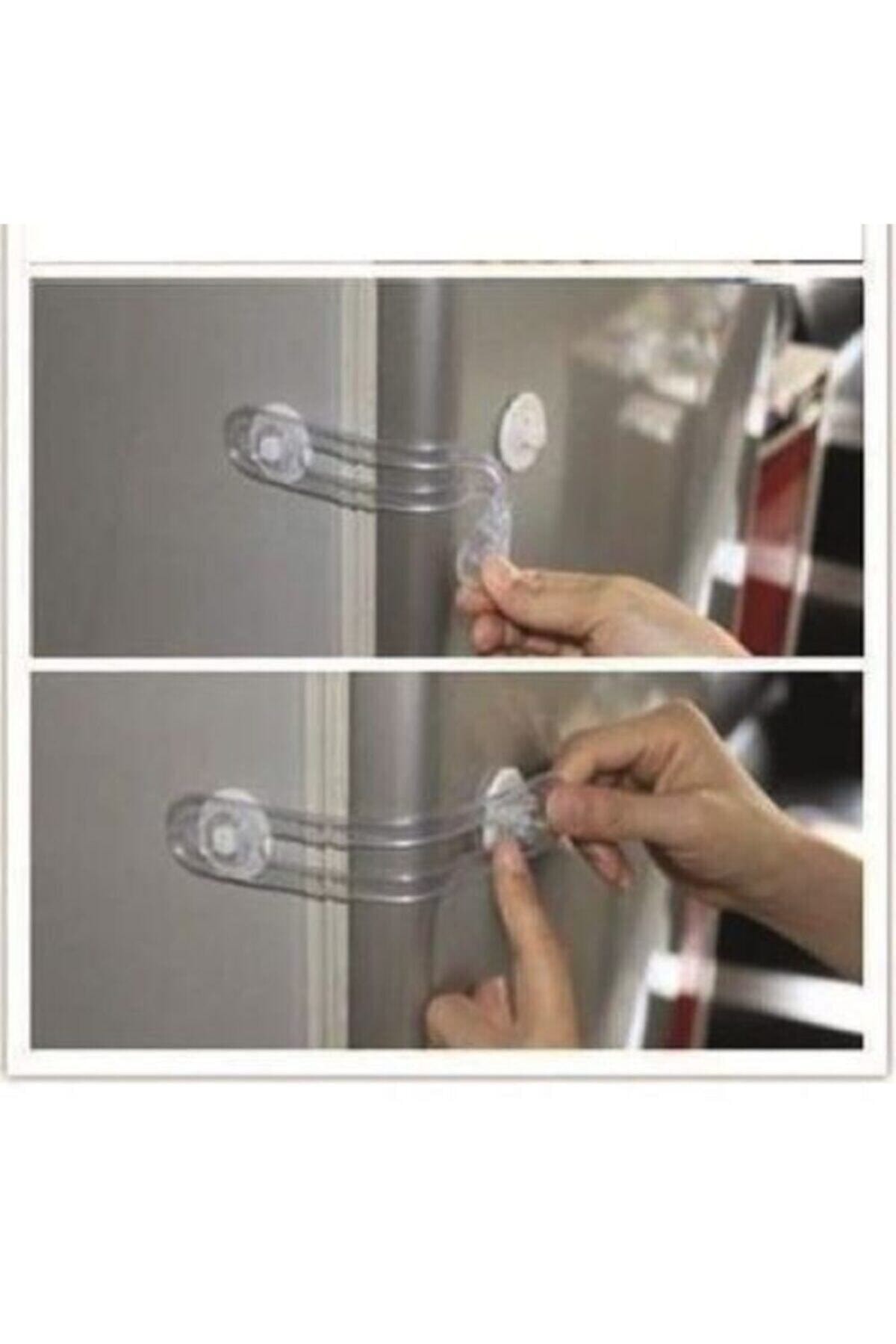 İdeal Baby Bebek Çocuk Güvenlik Dolap Ve Çekmece Kilidi 5 Adet Çok Amaçlı Çocuk Emniyet Kilidi 5 Adet fotoğrafı 3 (önizleme)