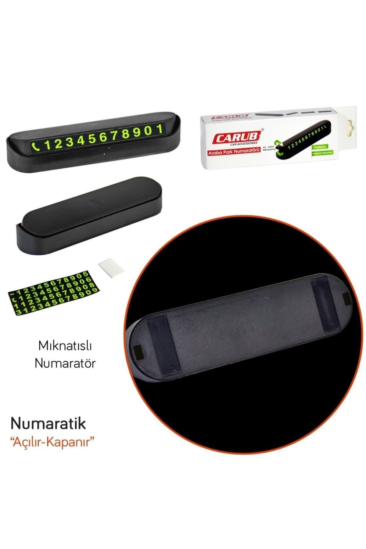 REPLAX-10 Pieces of Numerical Number Counter, Openable and Closed, Highlighted 3