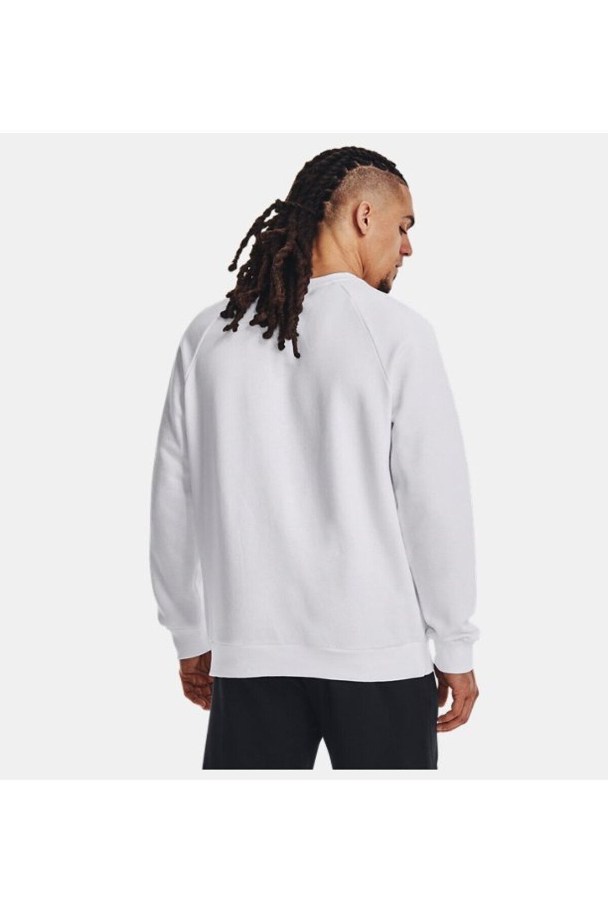 سویشرت ورزشی سفید مردانه یقه دوچرخه رقیب UA 1379755 100 Under Armour
