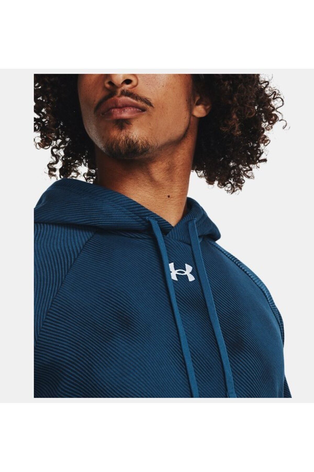 سویشرت ورزشی آبی مردانه رقیب UA طرح دار 1379759 426 Under Armour