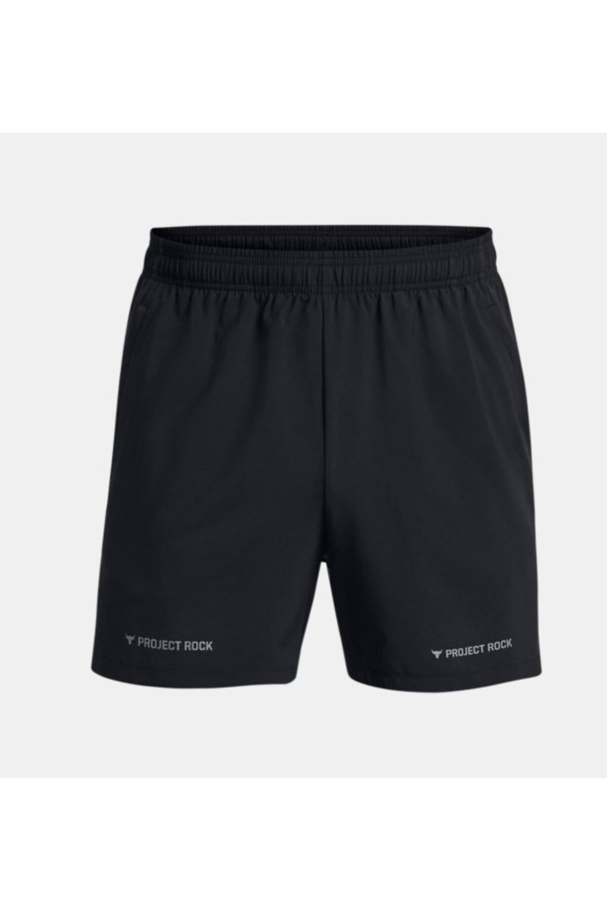 شورت ورزشی مشکی مردانه Project Rock 5 بافندگی 1380178 001 Under Armour