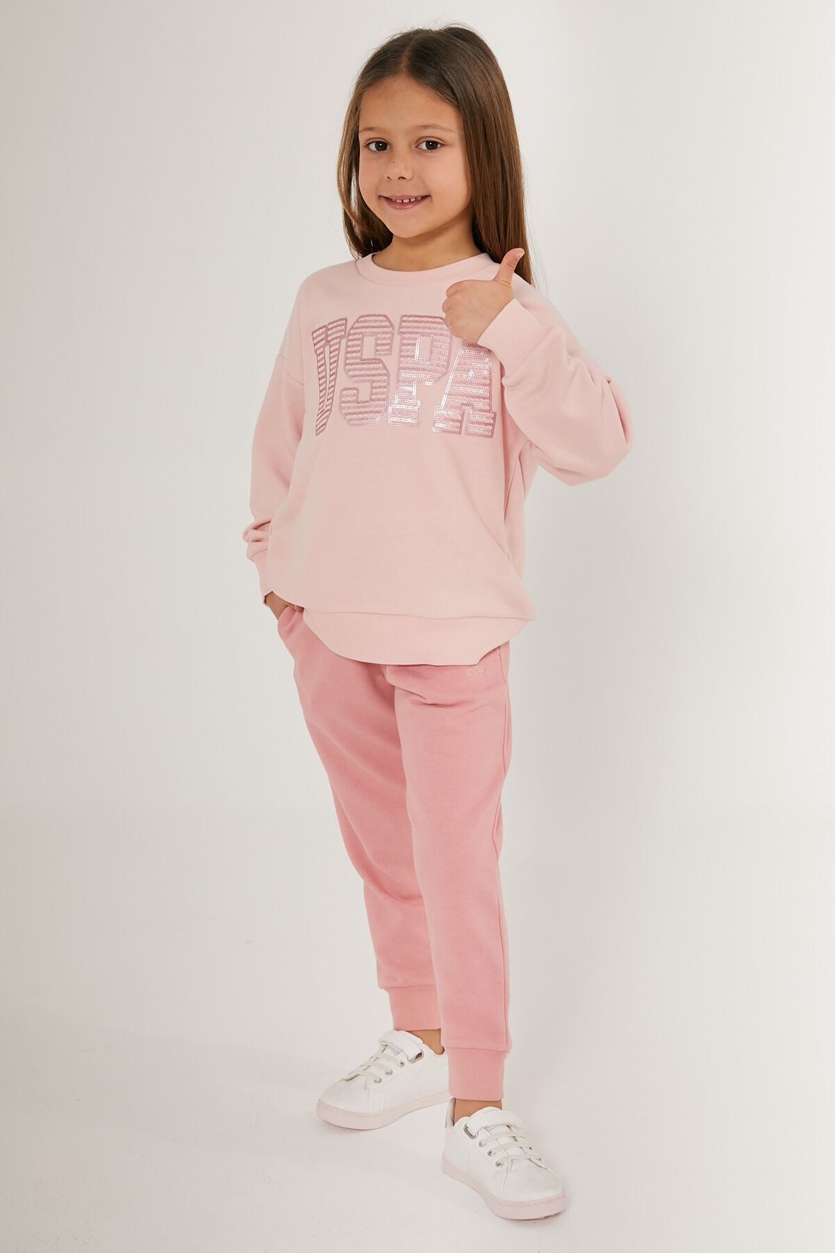 Pink polo 2024 tracksuit