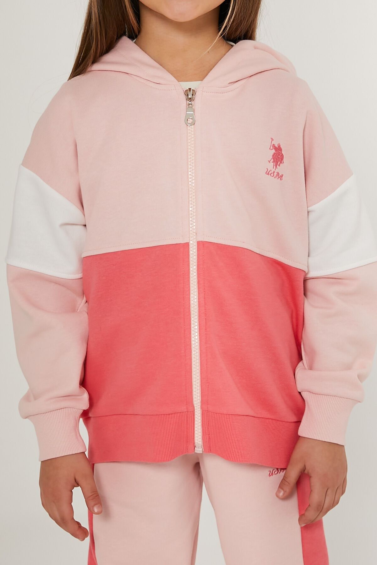 Polo deals pink sweatsuit