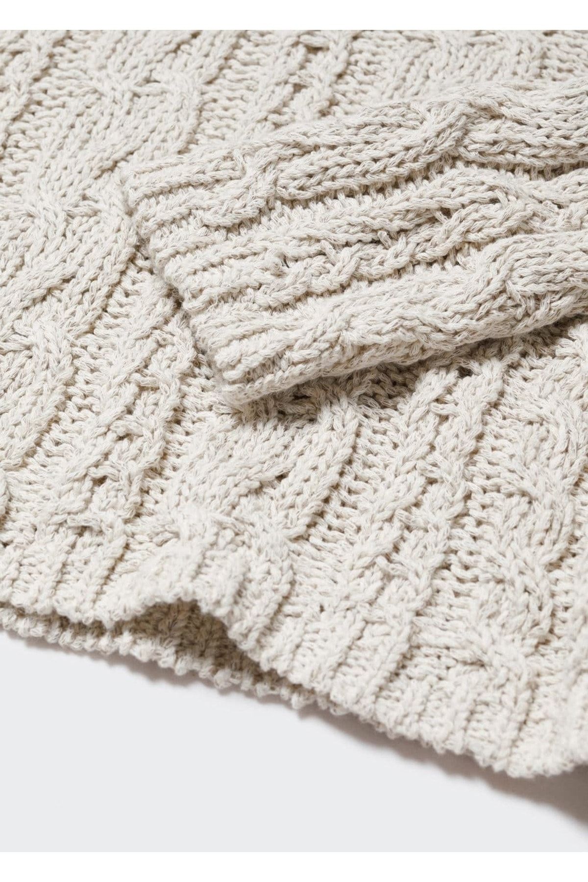 MANGO Woman-Gestrickter gemusterter Strickpullover 5