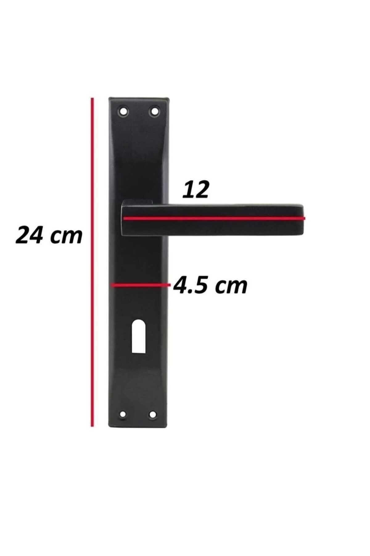 ARON-OPENING FROM THE INTERIOR TO THE RIGHT STAINLESS ELITE HANDLE MIRRORED MATTE BLACK DOOR HANDLE (BATHROOM - WC) RIGHT 3