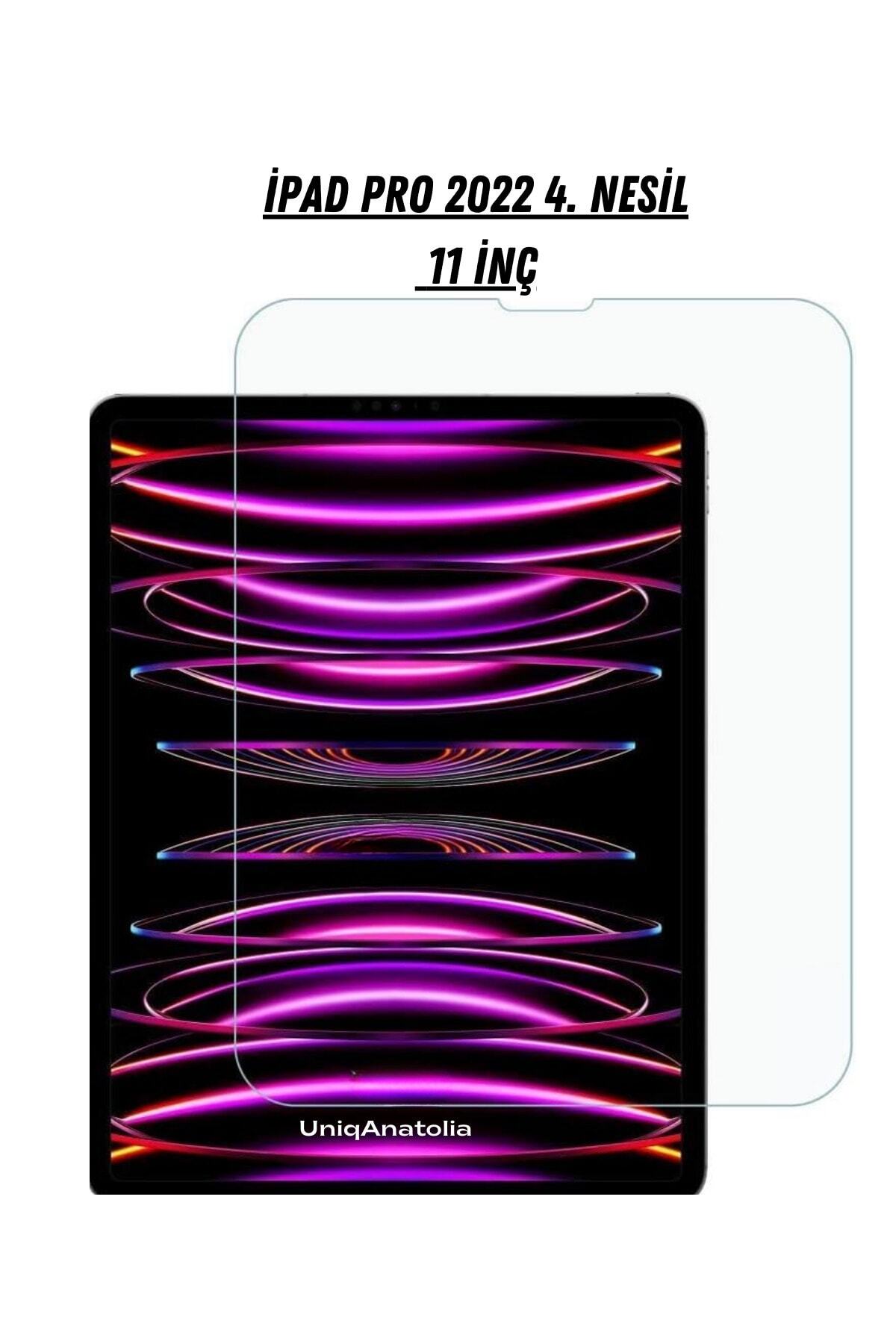 Apple Ipad Pro 4. Generation 11 Inch 2022 Compatible Tempered Unbreakable Screen Protector