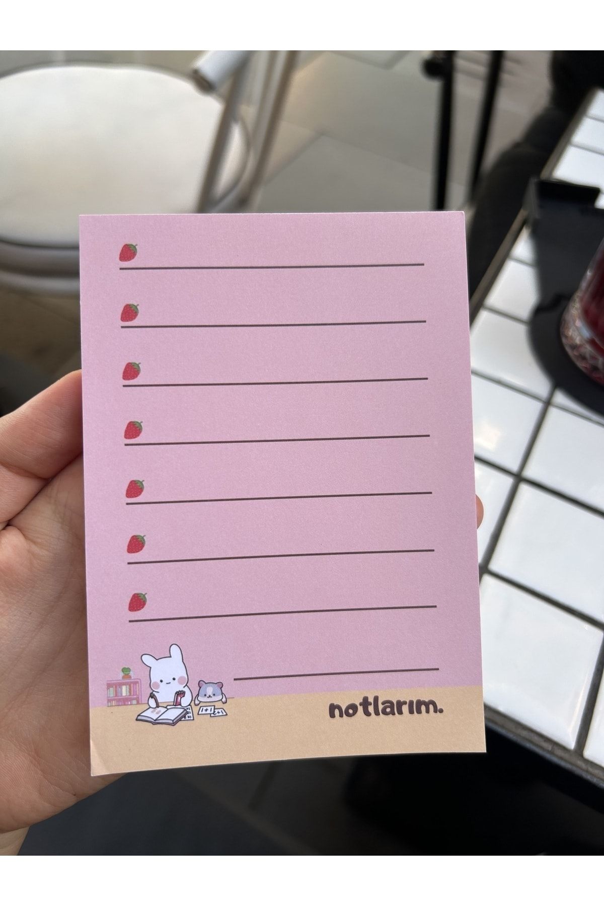 Sumicorn Design-Cute Kawaii Memo Pad, Notepad, To Do List, Memopad, Planner, A6 (10,5x14,8 cm), 100 pcs 4