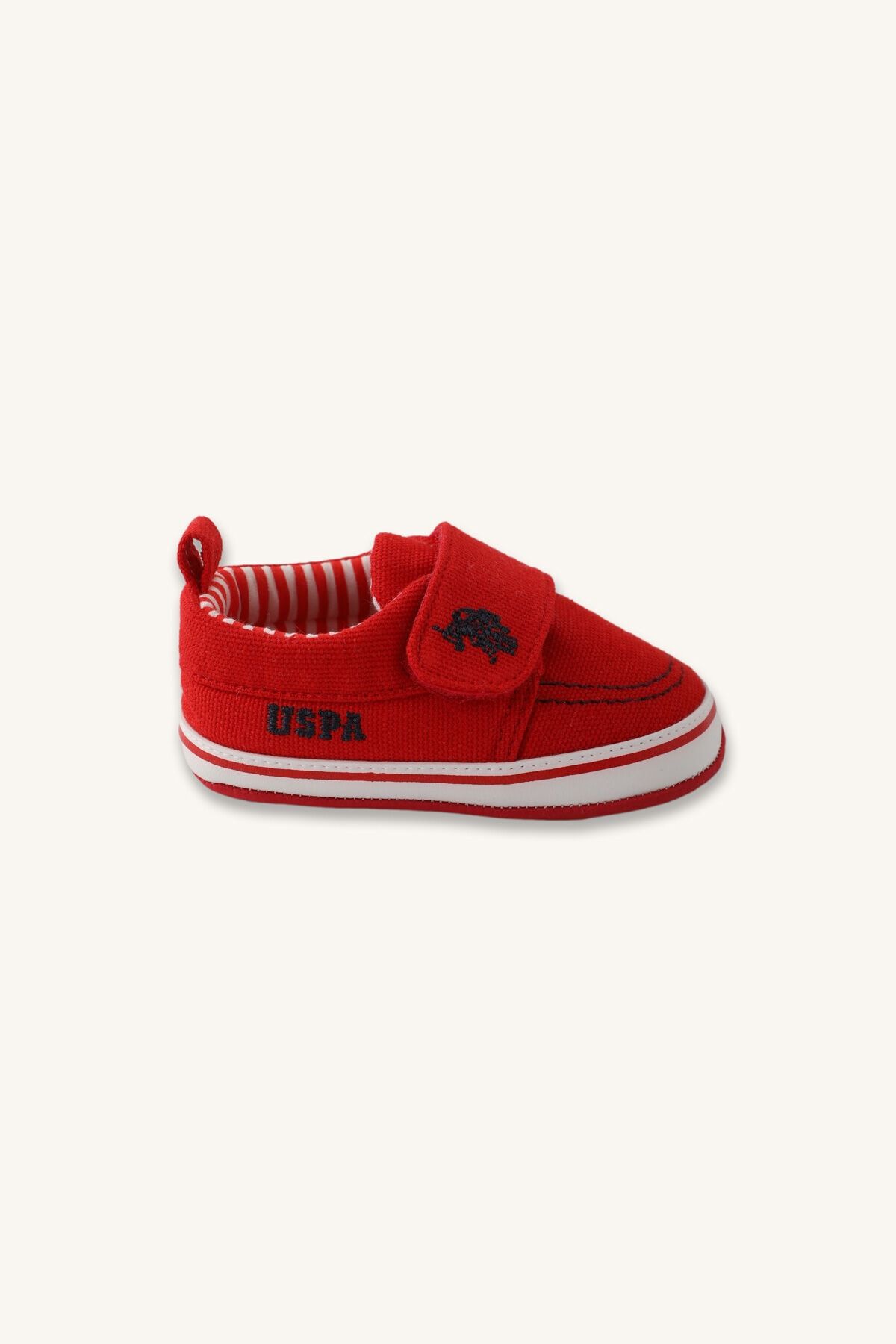 U.S. Polo Assn. U.S. Polo Assn Red Velcro Baby Shoes