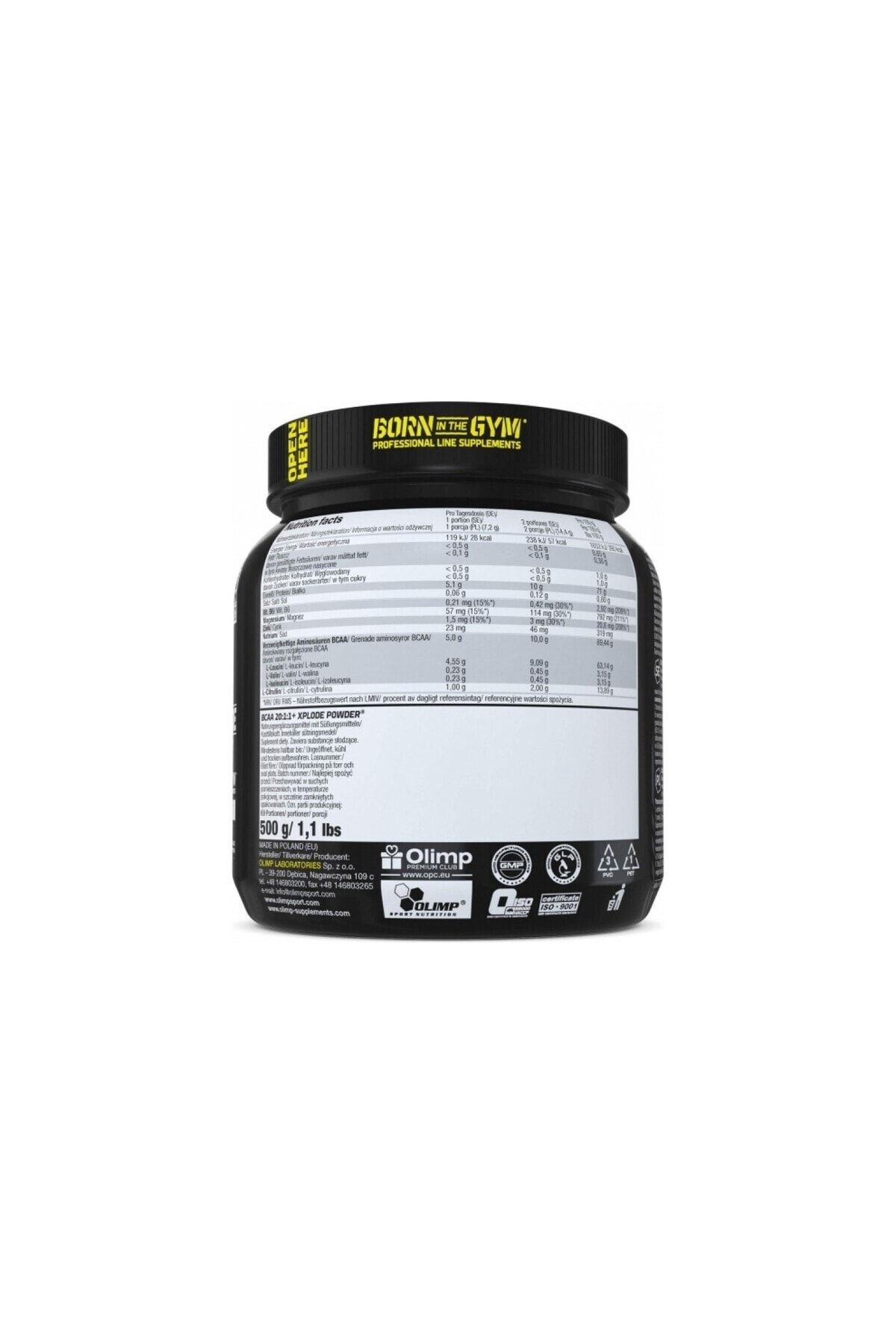 Olimp-Bcaa Xplode - 500 Gr Cola Flavored 2