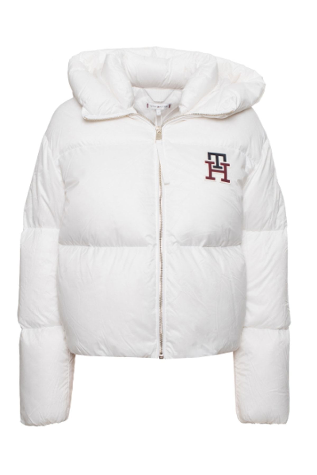 Tommy Hilfiger Winter Jacket Ecru Puffer Trendyol