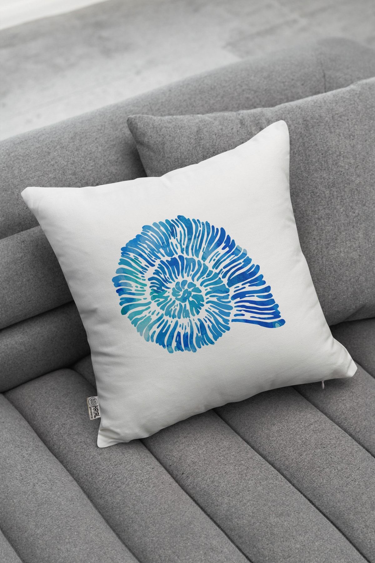 Seahorse top throw pillows