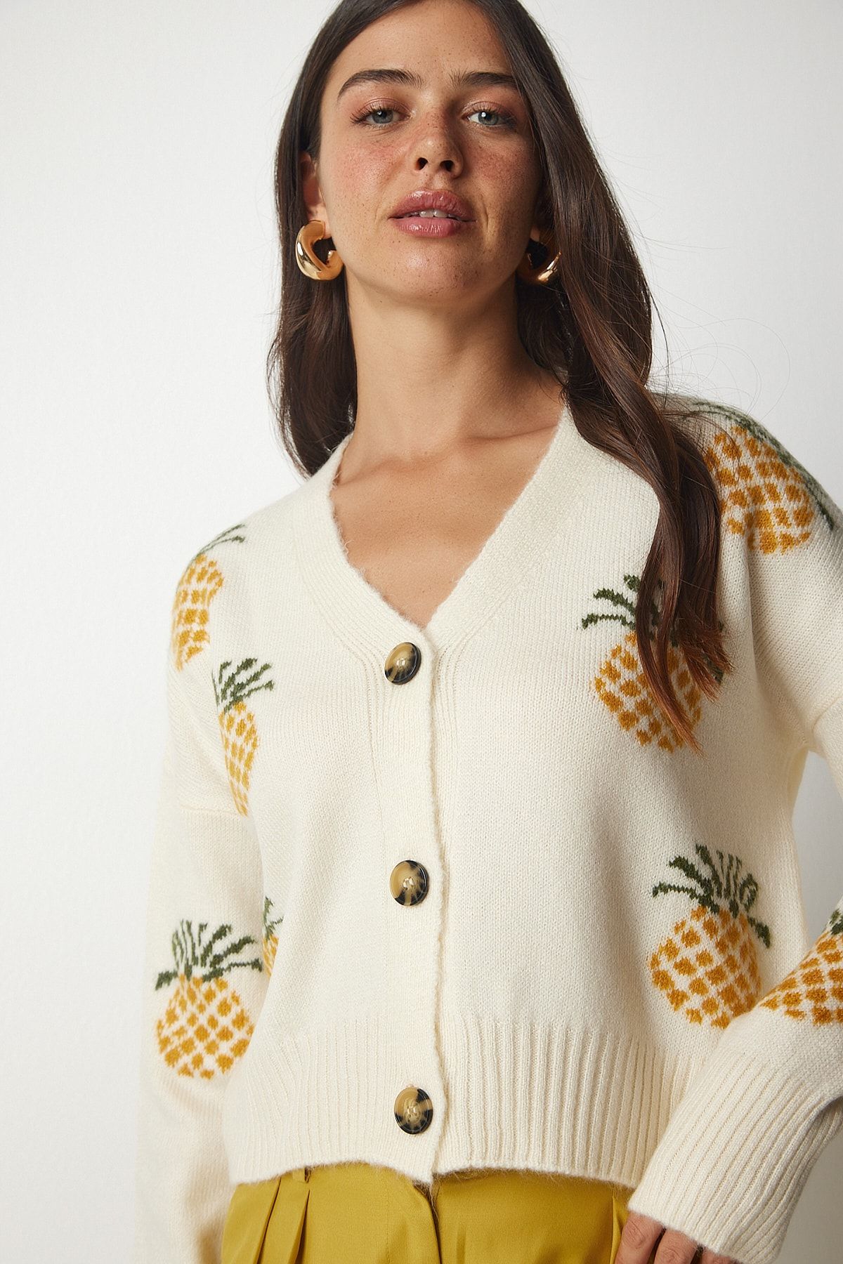 Pineapple cardigan clearance