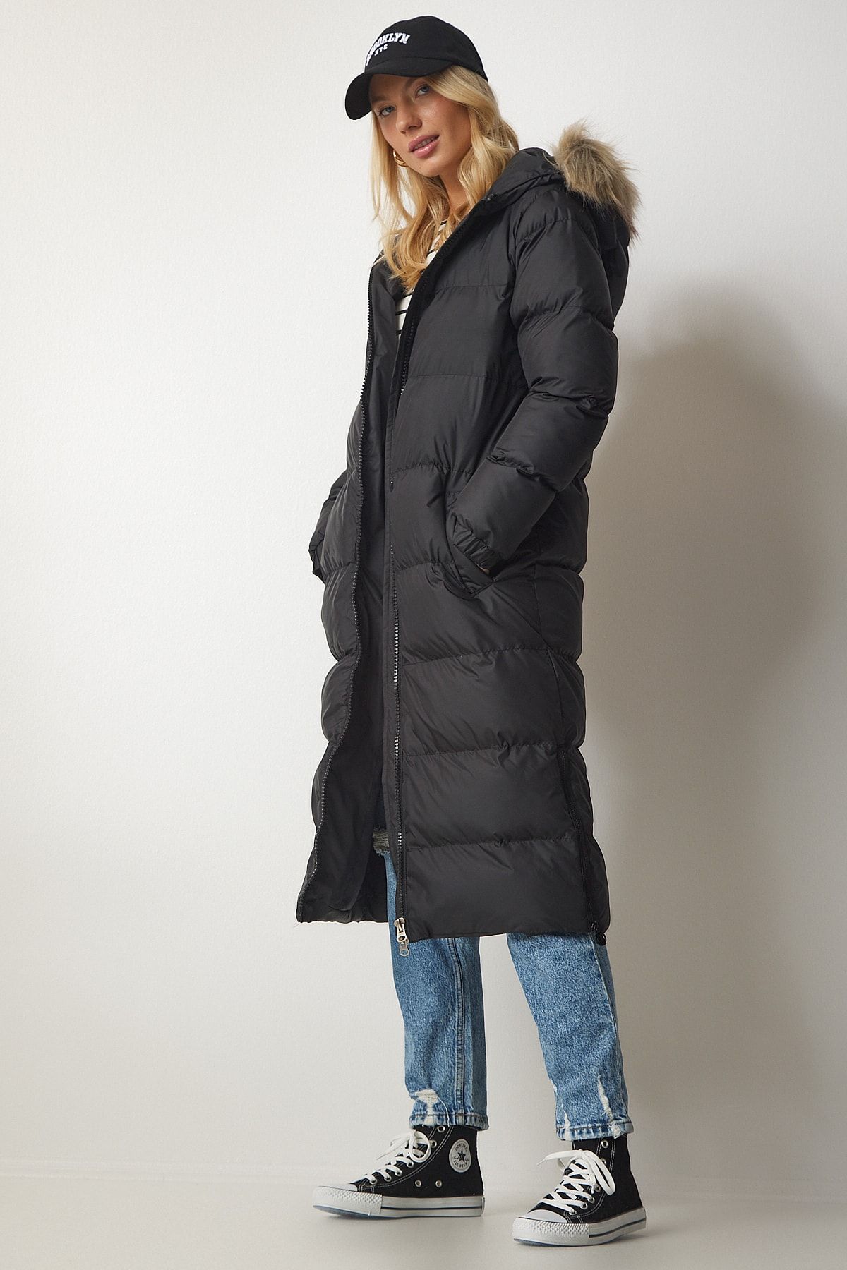 Brave soul arna padded coat sales