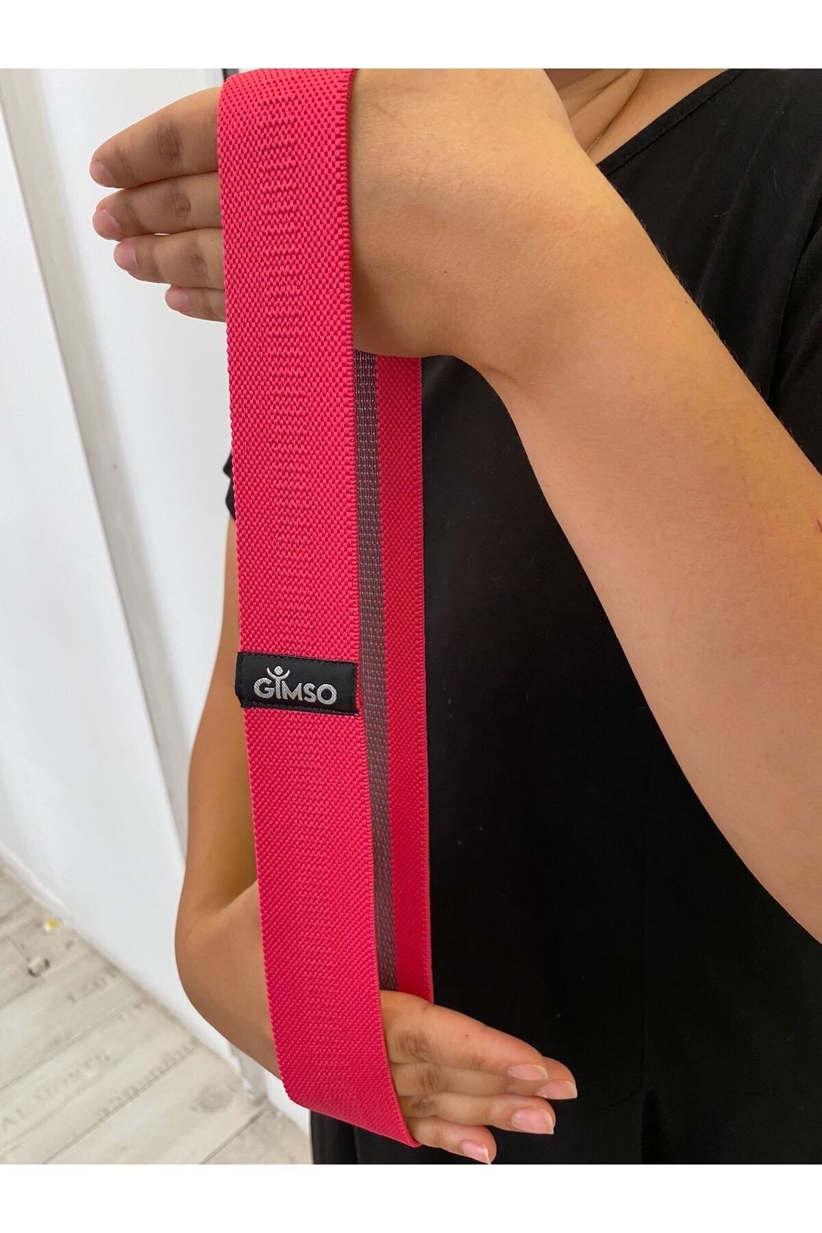 کش مقاومتی صورتی مجموعه باند Superloop ورزش تناسب اندام تمام تمرینات بدن تایر مقاومت GYMSO