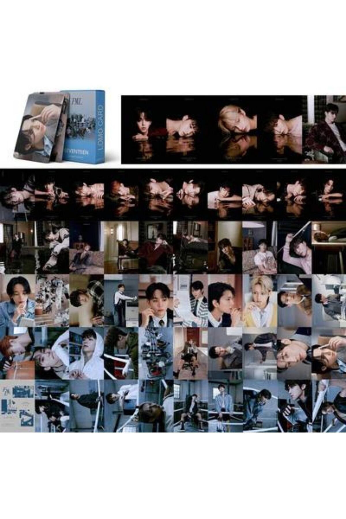 Kpop Dünyasi-Seventeen ''FML'' Double Sided Printed Lomo Card Set 2