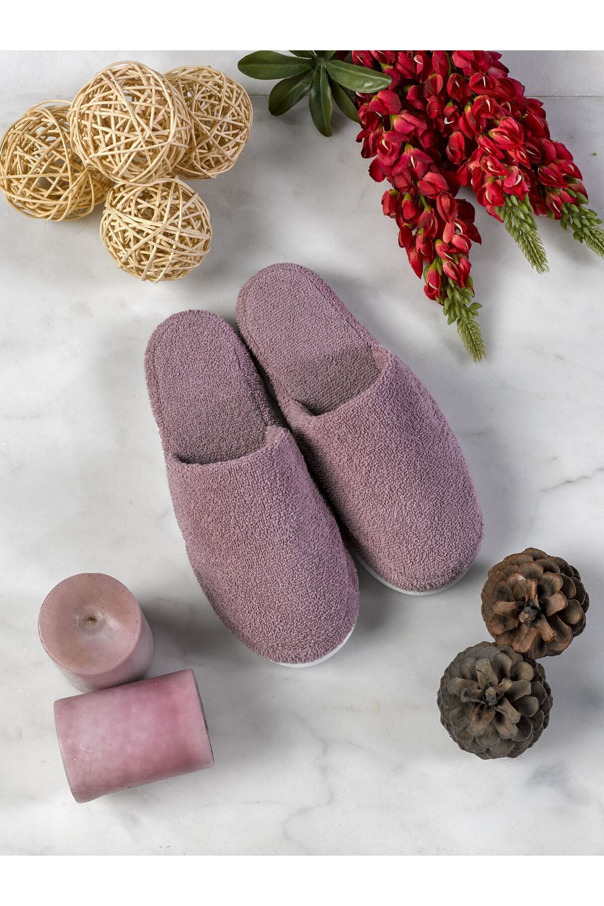 Cotton cheap bathroom slippers